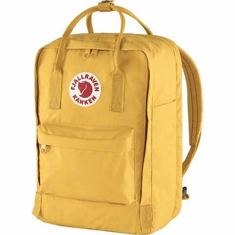 Fjällräven Men Kånken 15 Laptop Backpack Yellow PH38166 Philippines